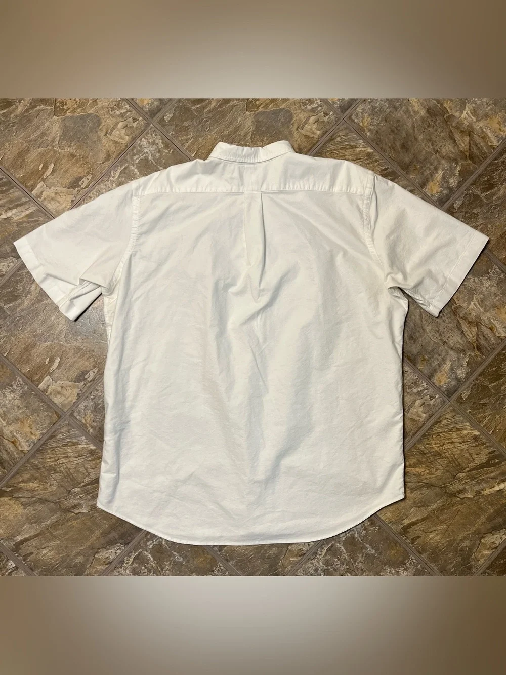 Polo Ralph Lauren Classic Fit White Short Sleeve Button Shirt Mens XLT Cotton